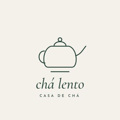 Logótipo de Chá Lento, Casa de chá
