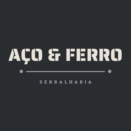 Logótipo de Aço & Ferro, Serralharia